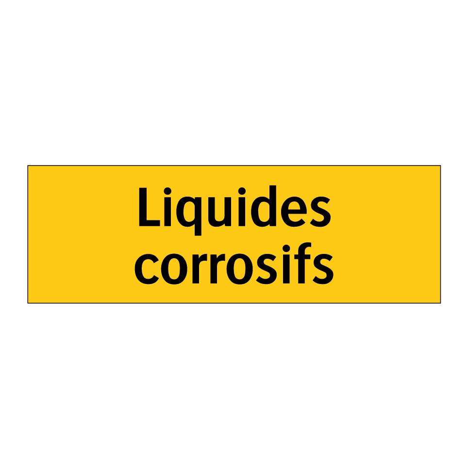Liquides corrosifs