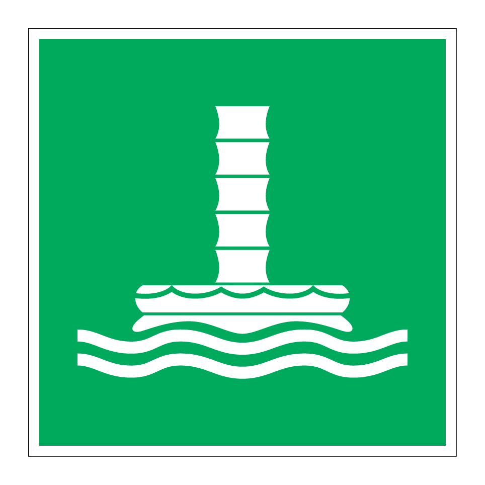 E055 Toboggan d'évacuation marine