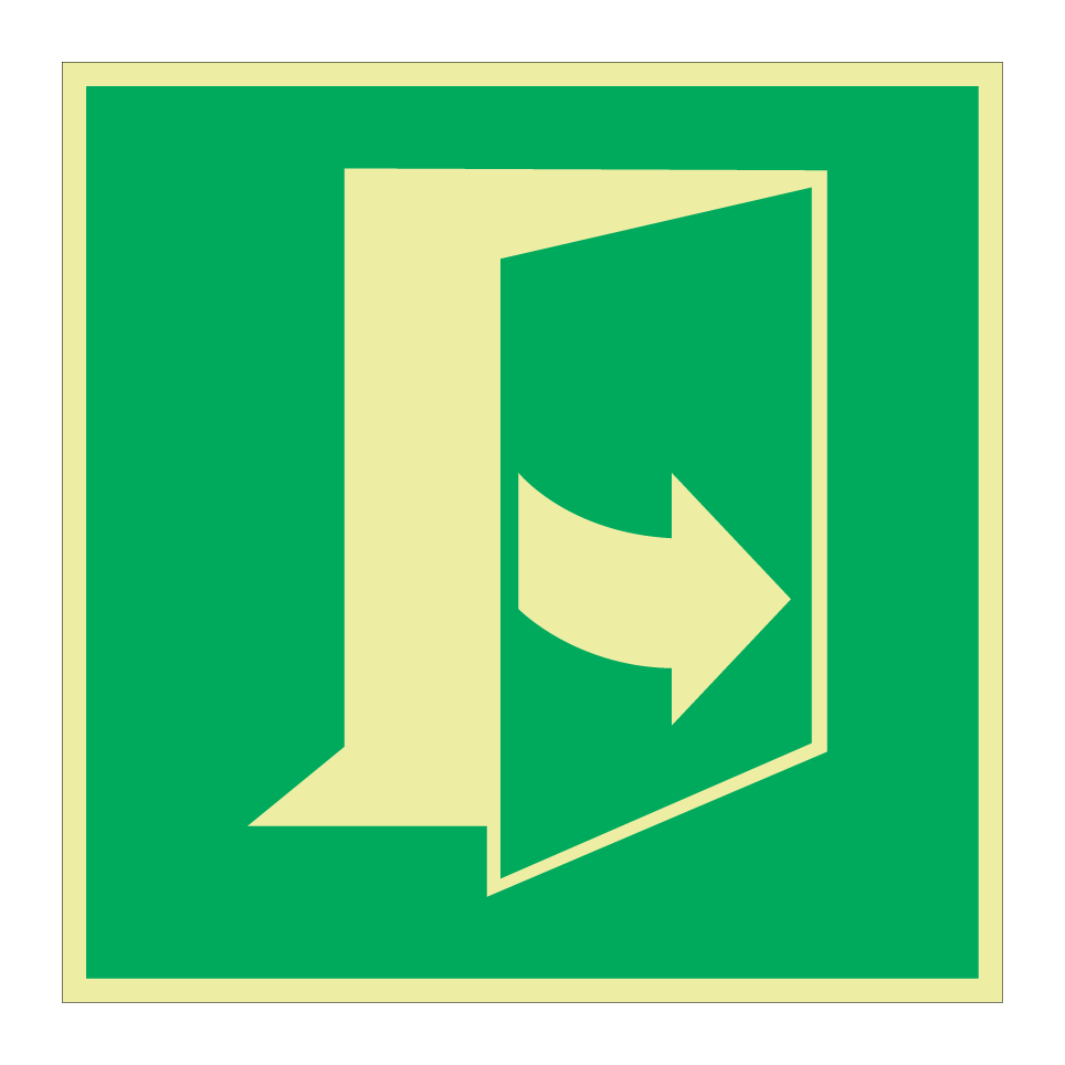 E057 La porte s'ouvre en tirant du côté gauche