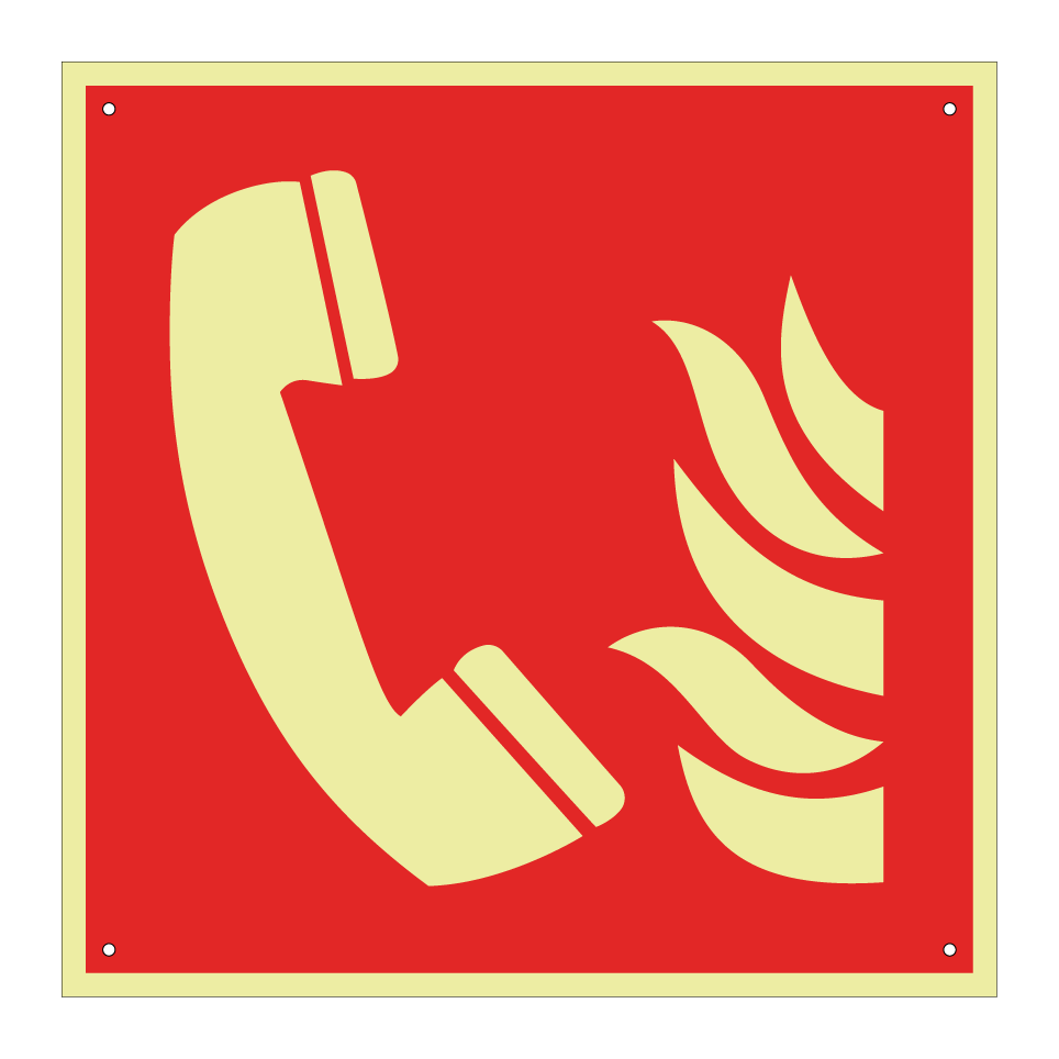 F006 Téléphone à utiliser en cas d'incendie