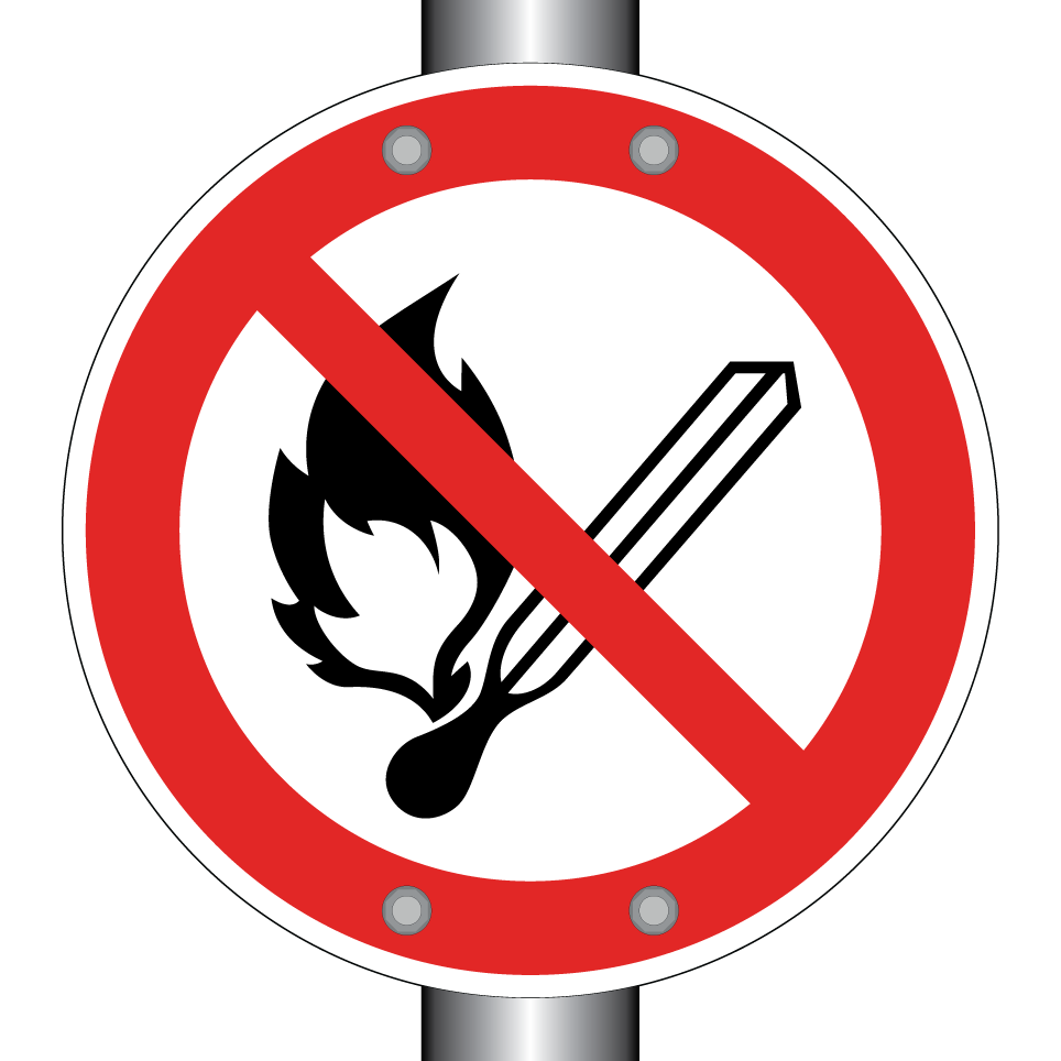 P003 Flammes nues interdites