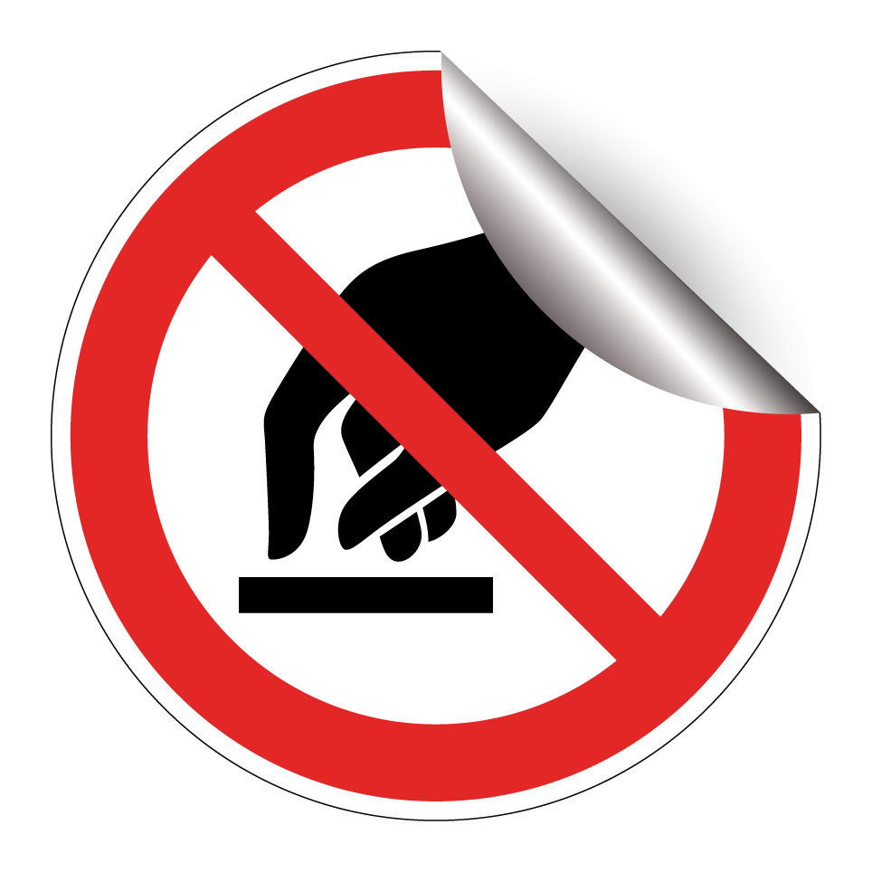 P010 Interdiction de toucher