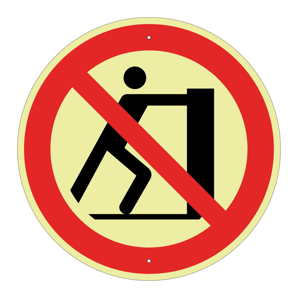 P017 Interdiction de pousser