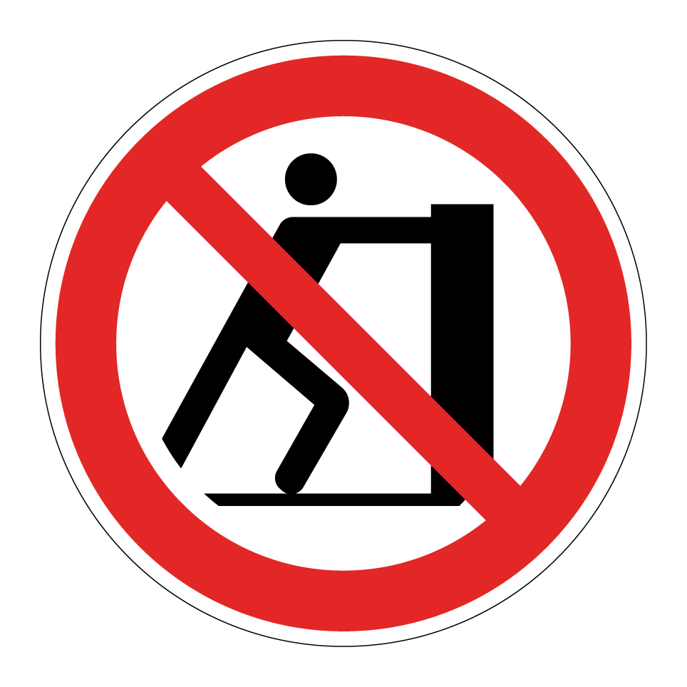 P017 Interdiction de pousser