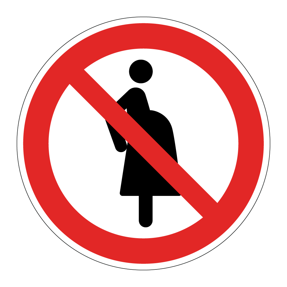 P042 Déconseillé aux femmes enceintes
