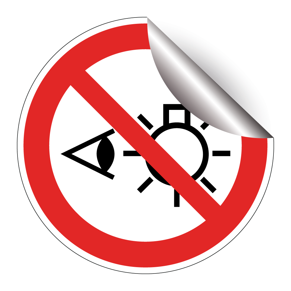 P075 Ne pas regarder la source lumineuse