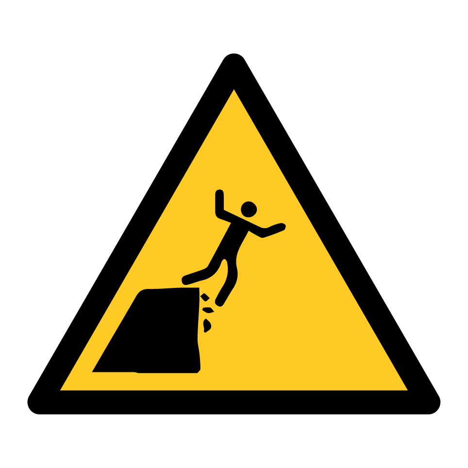 W052 Bord de la falaise instable