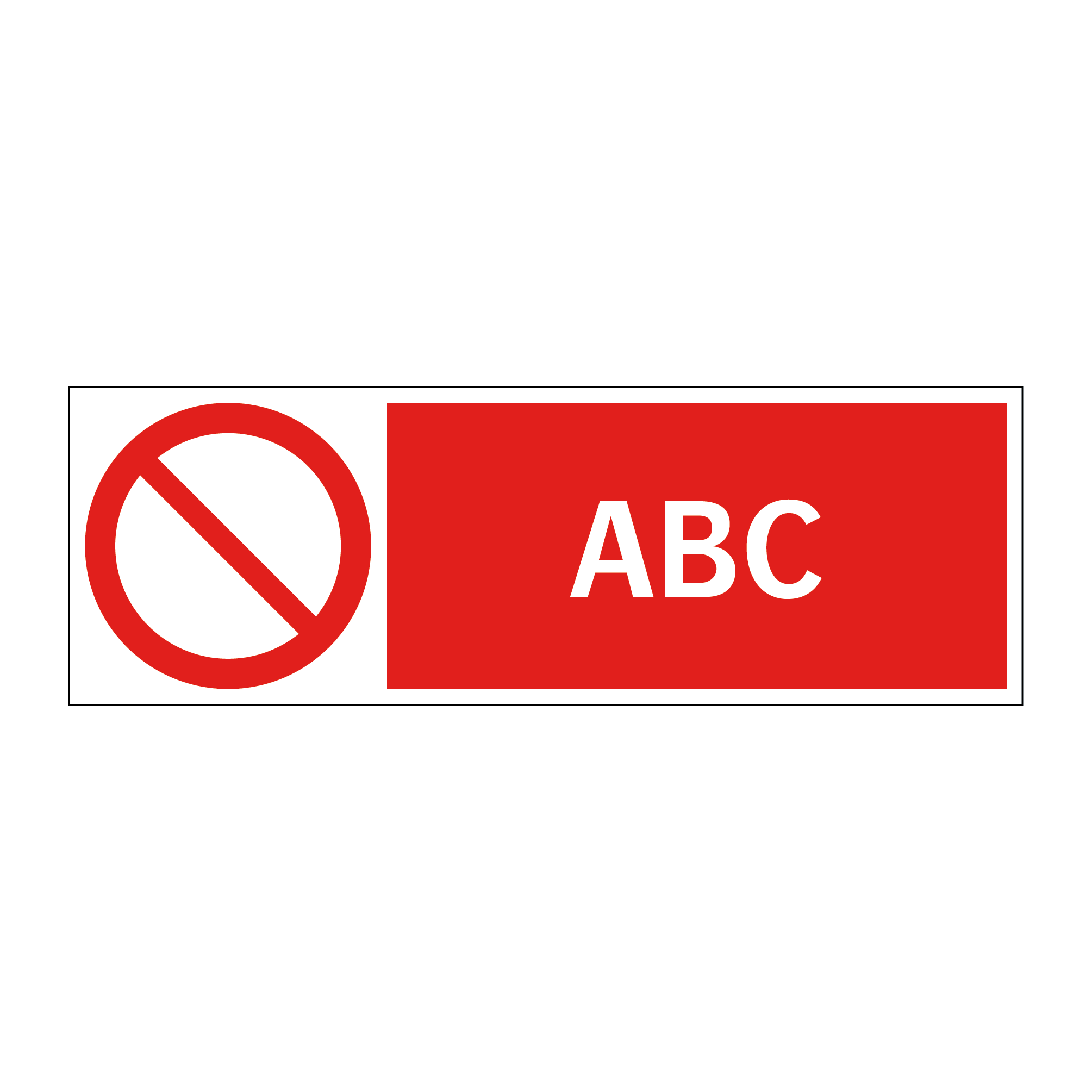 Create Your Own Prohibition Sign