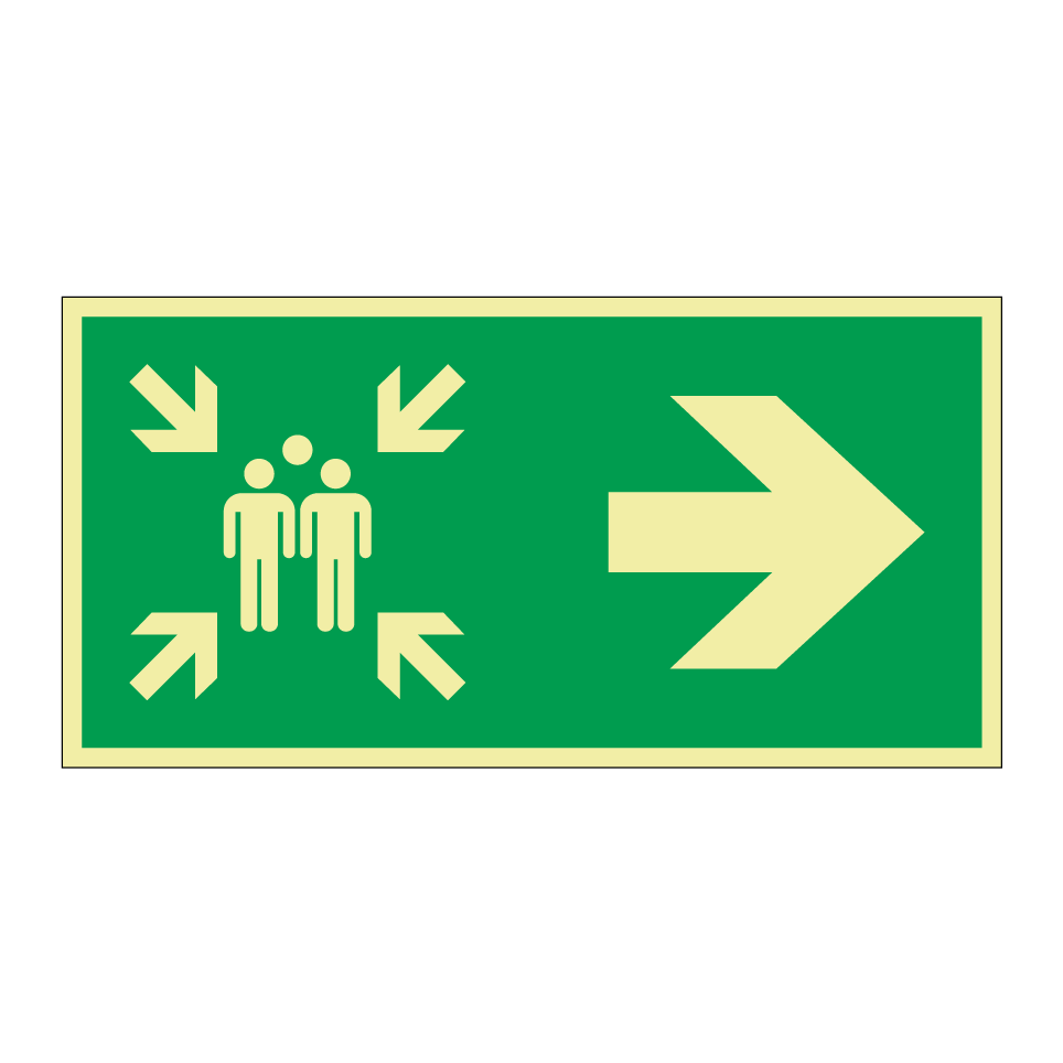 Point de rassemblement à droite