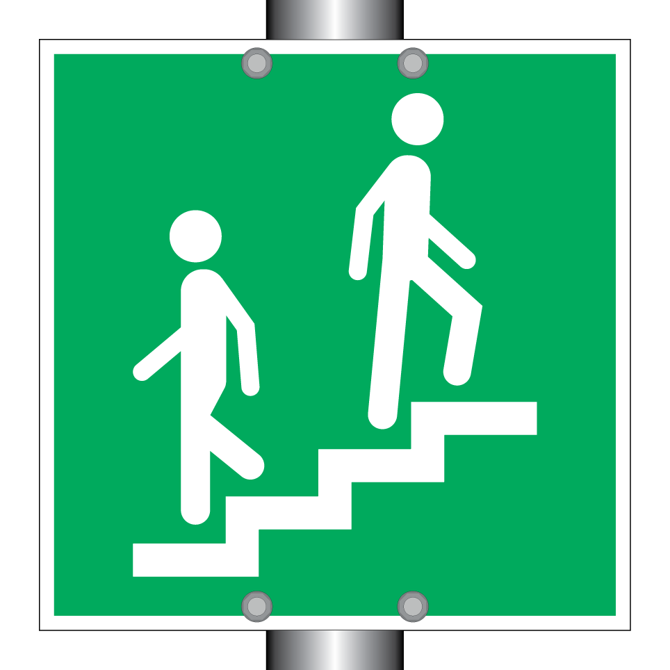Sortie de secours - escalier