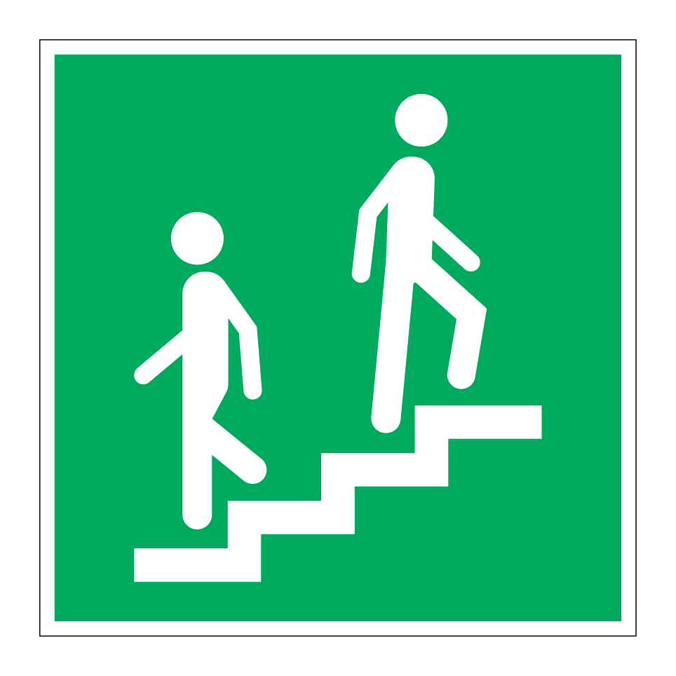 Sortie de secours - escalier