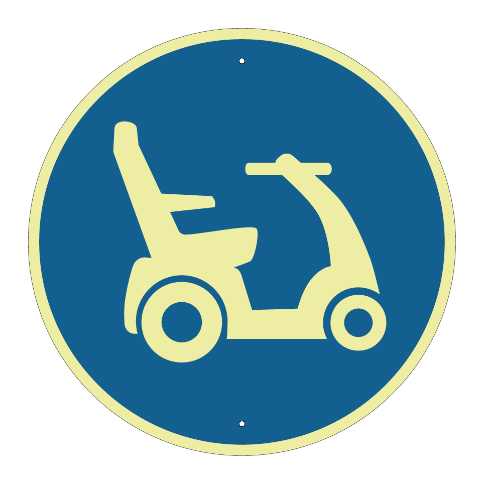 Scooter de mobilité autorisé