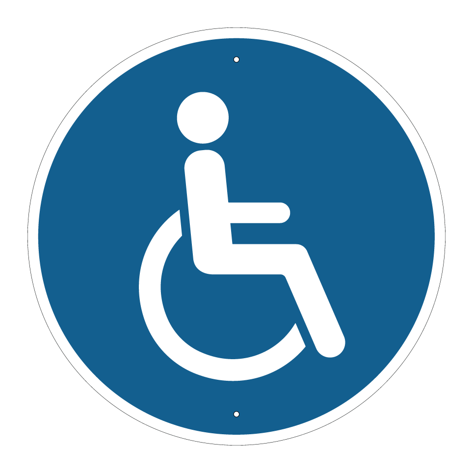 Accessible en fauteuil roulant