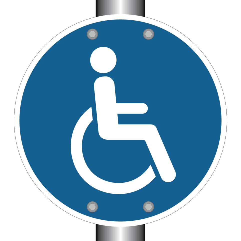 Accessible en fauteuil roulant