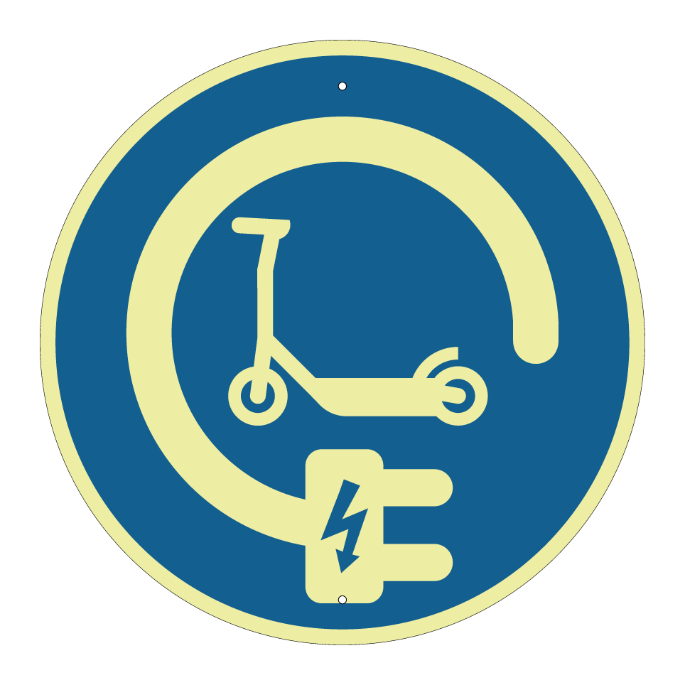 Borne de recharge pour trottinettes électriques