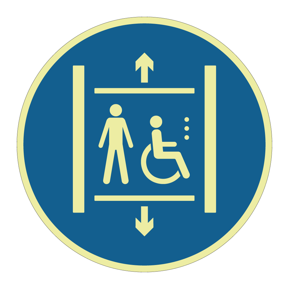 Ascenseur pour accès aux personnes handicapées