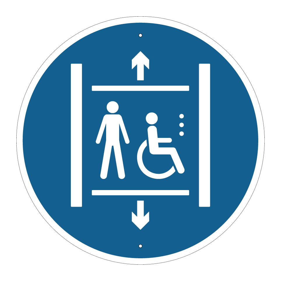 Ascenseur pour accès aux personnes handicapées
