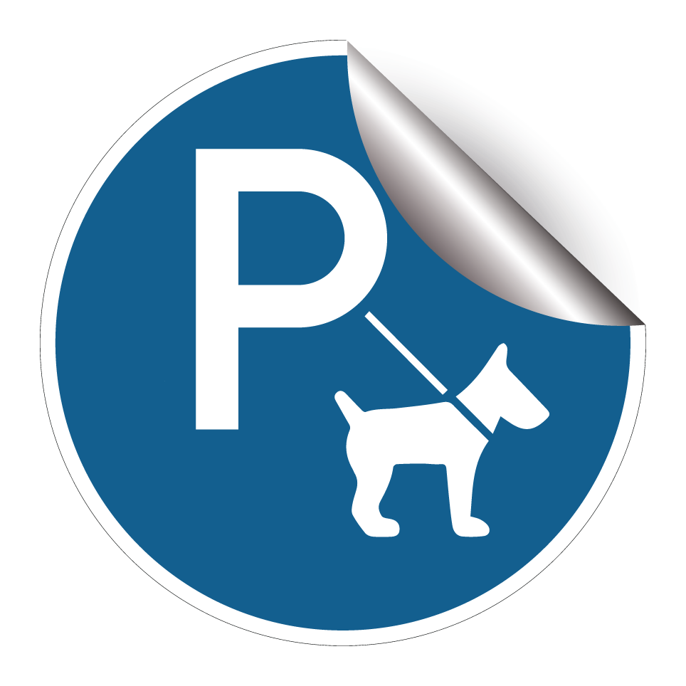 Espace de stationnement pour chiens