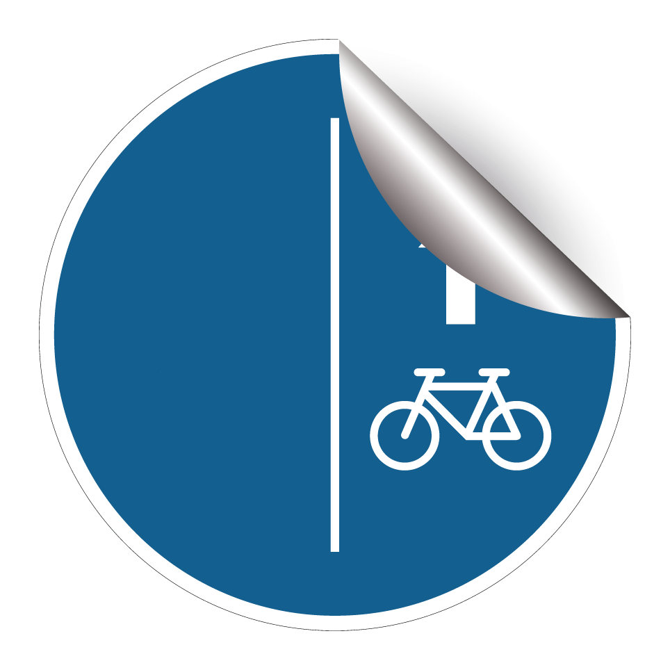 Cyclistes, restez à droite