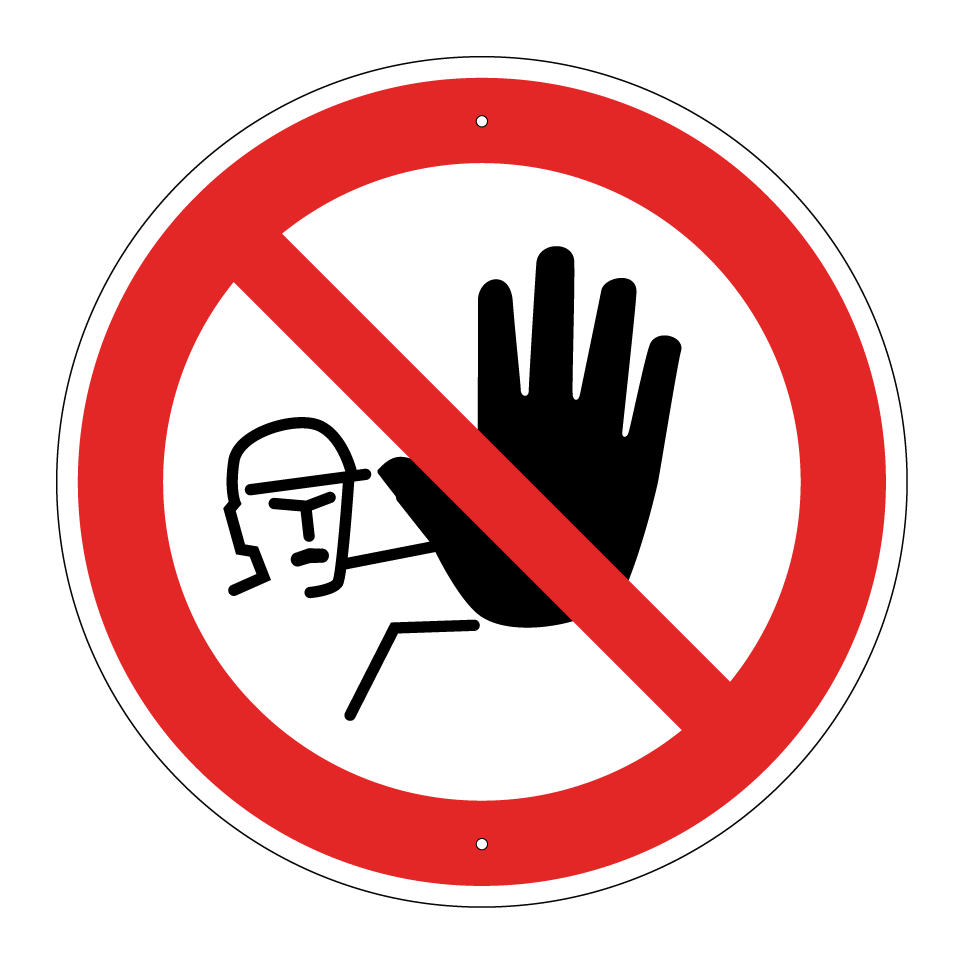 Entrée interdite aux personnes non autorisées