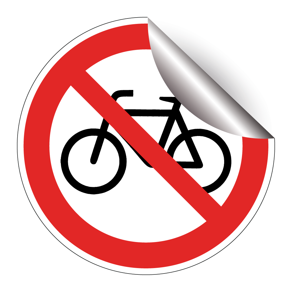 Interdiction aux vélos