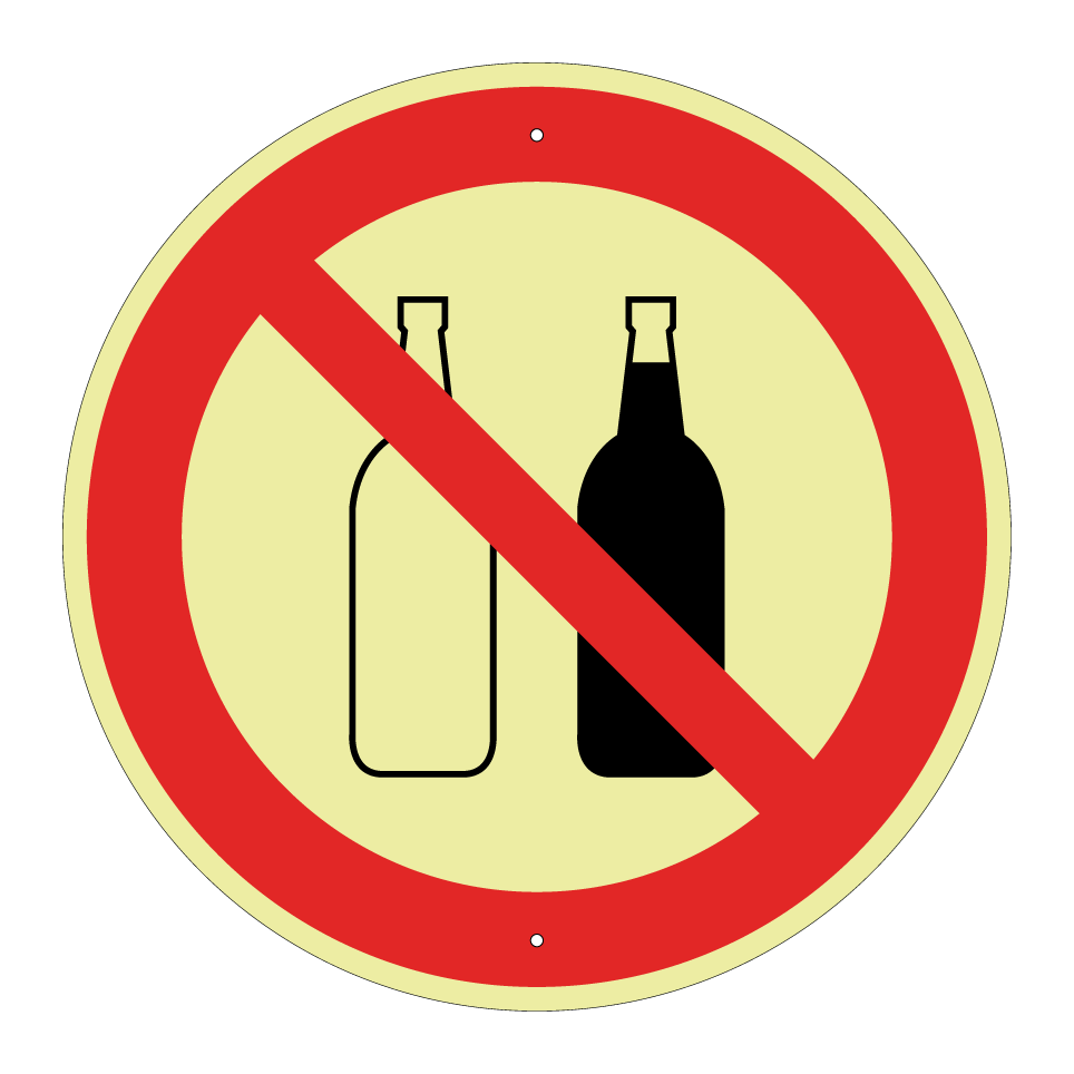 Pas de bouteilles en verre