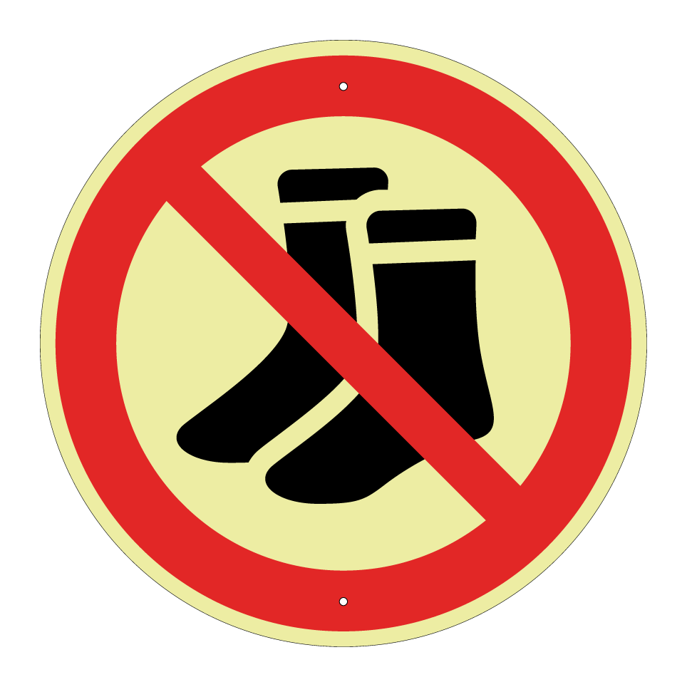 Pas de chaussettes