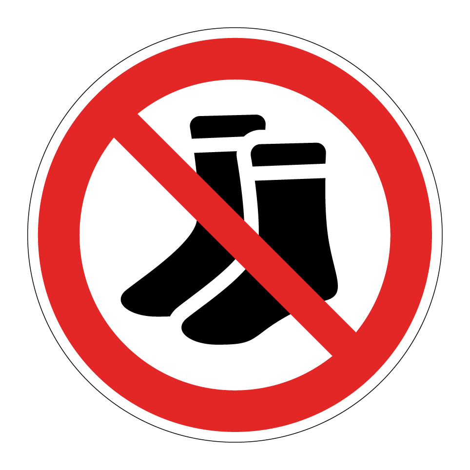 Pas de chaussettes
