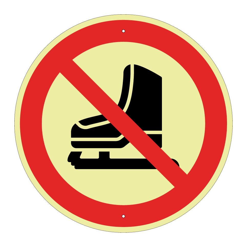 Pas de patins à glace