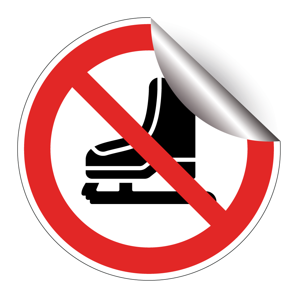 Pas de patins à glace