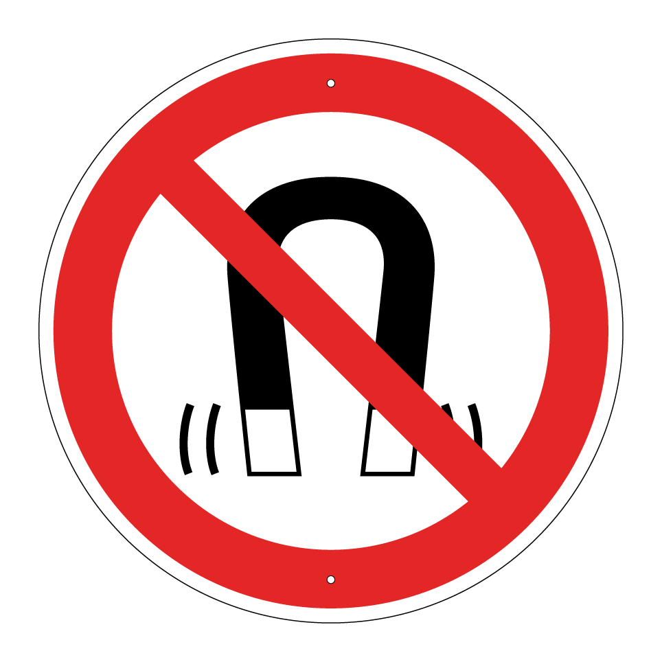 Pas d'aimants