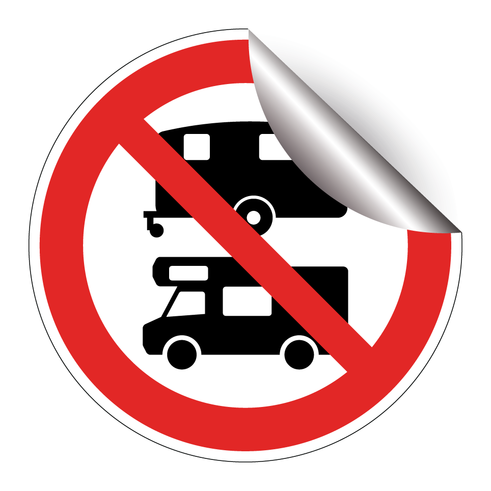 Interdiction aux caravanes et aux camping-cars