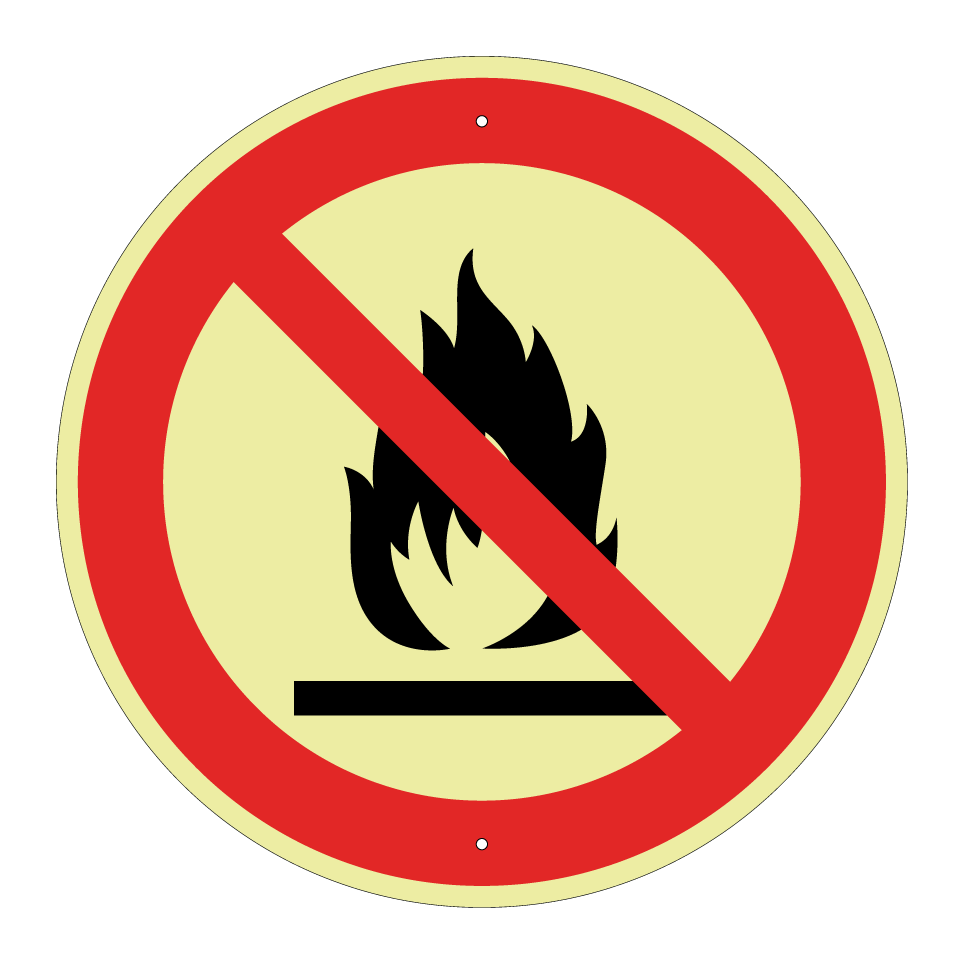 Pas de flammes nues