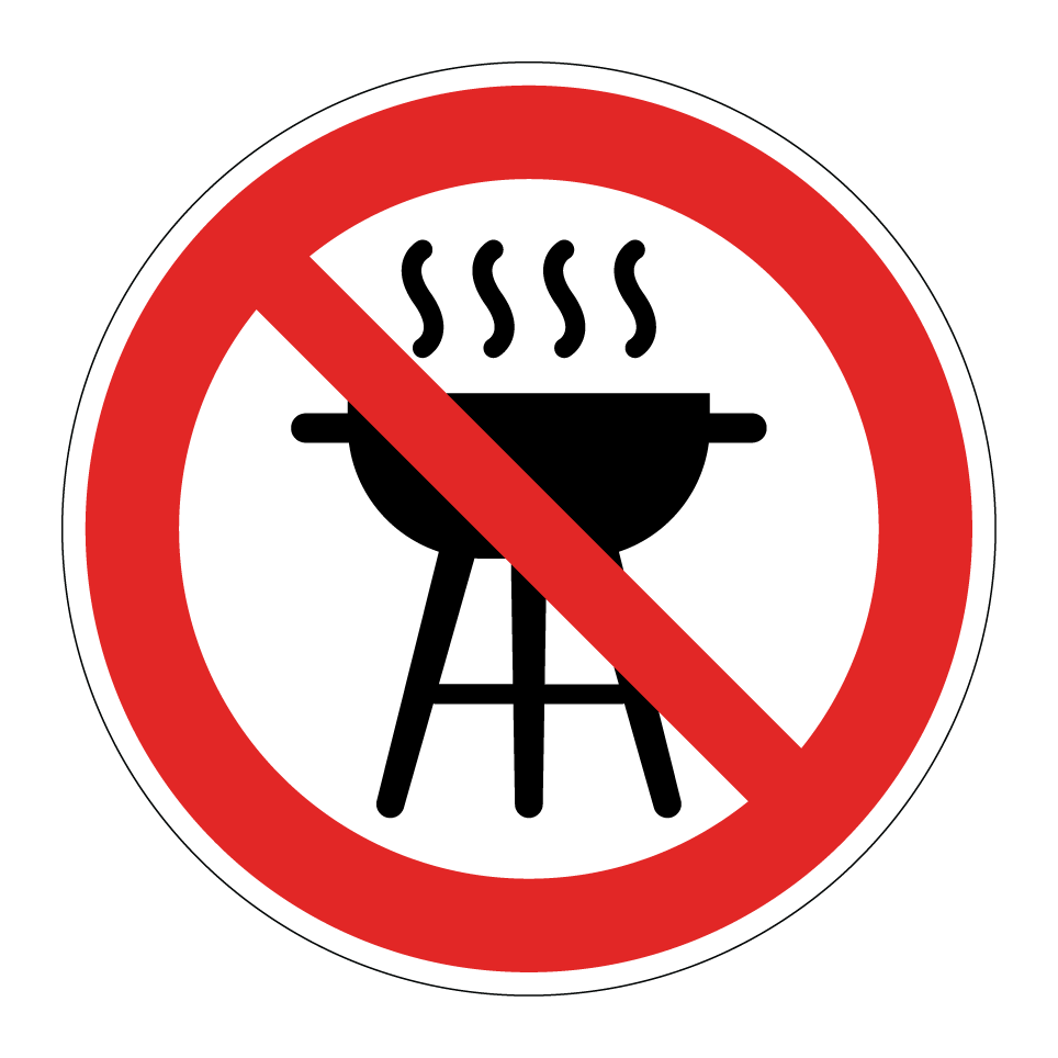 Pas de barbecues