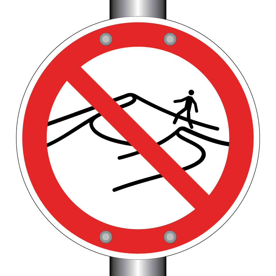 Interdiction de marcher sur les dunes