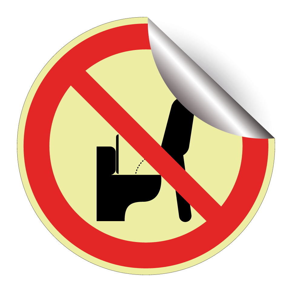 Interdiction d’uriner debout