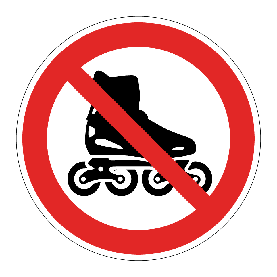 Interdiction de faire du roller
