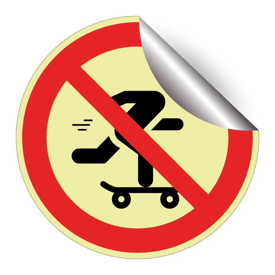 Interdiction de faire du skateboard