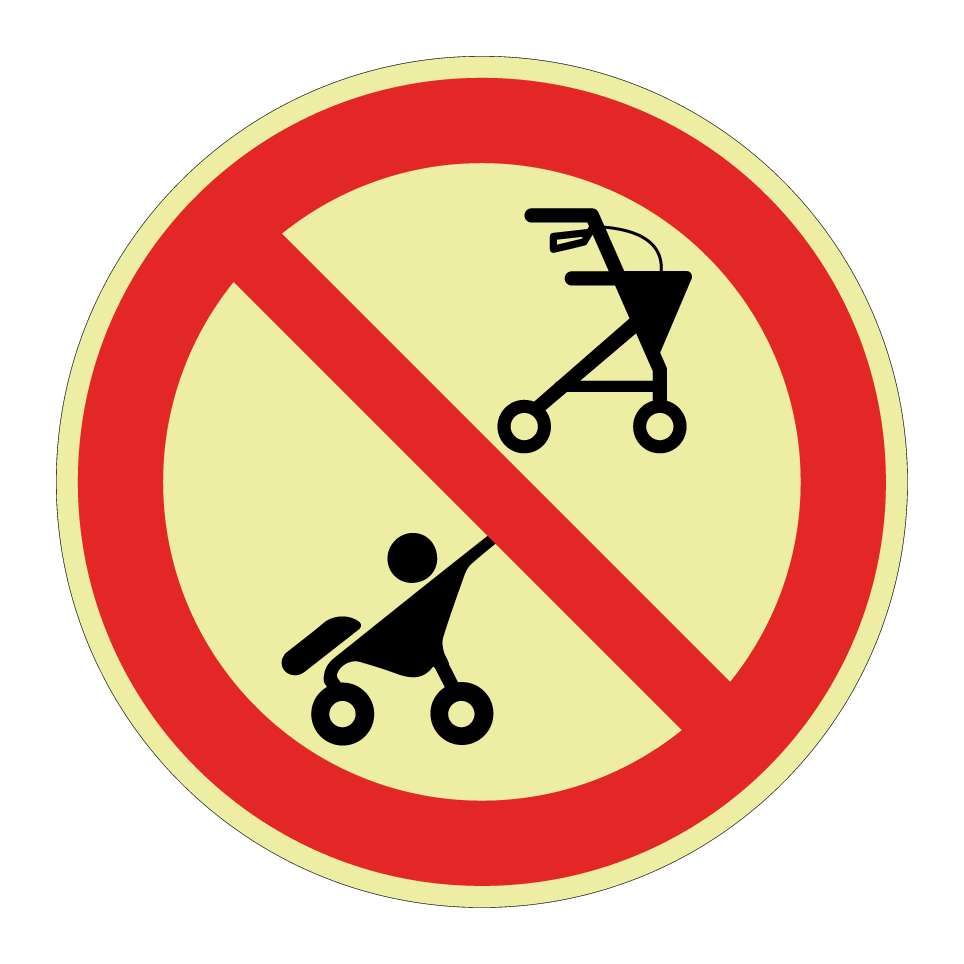 Pas de marchettes ni de poussettes