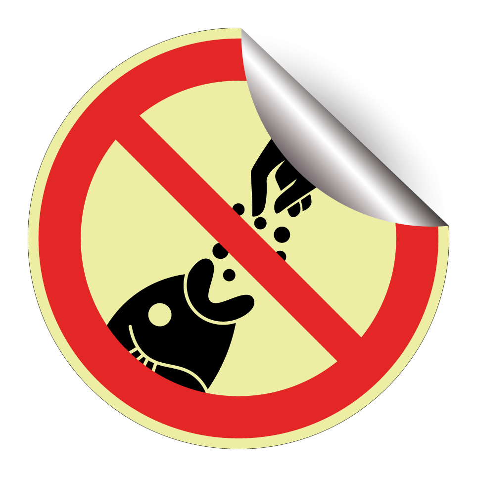 Nourrir les poissons interdit