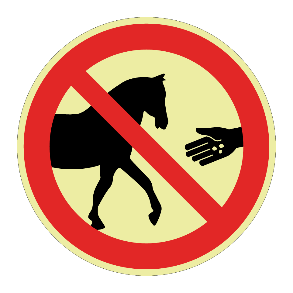 Ne pas nourrir les chevaux