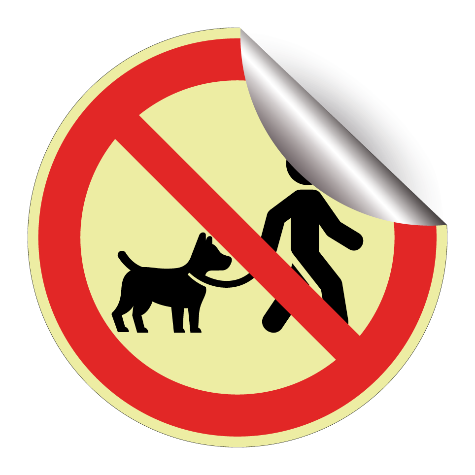 Chiens interdits en laisse