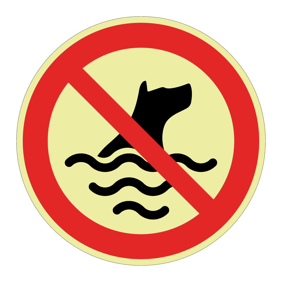 Pas de chiens dans l’eau