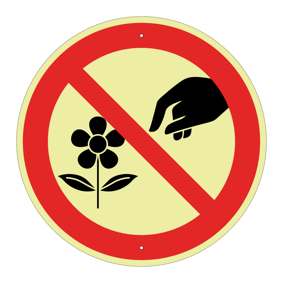 Ne pas cueillir de fleurs