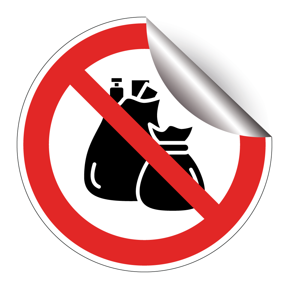 Pas de sacs poubelle