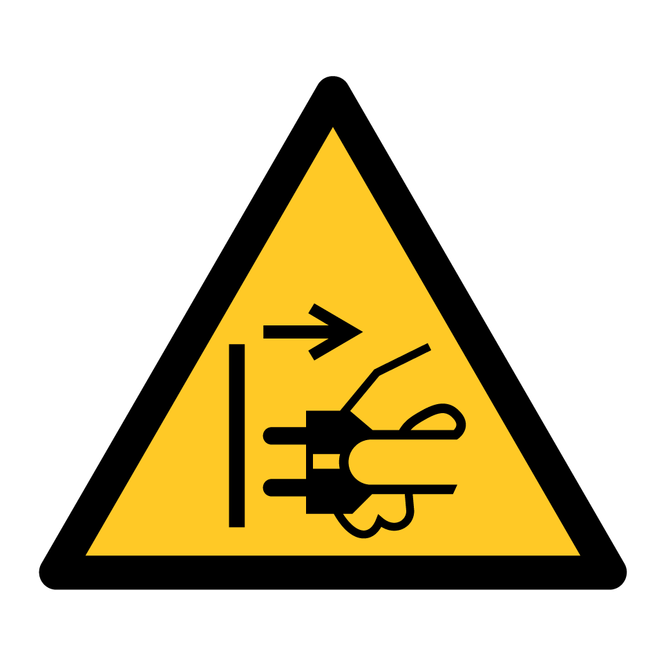 Avertissement risque d’éjection de la prise électrique
