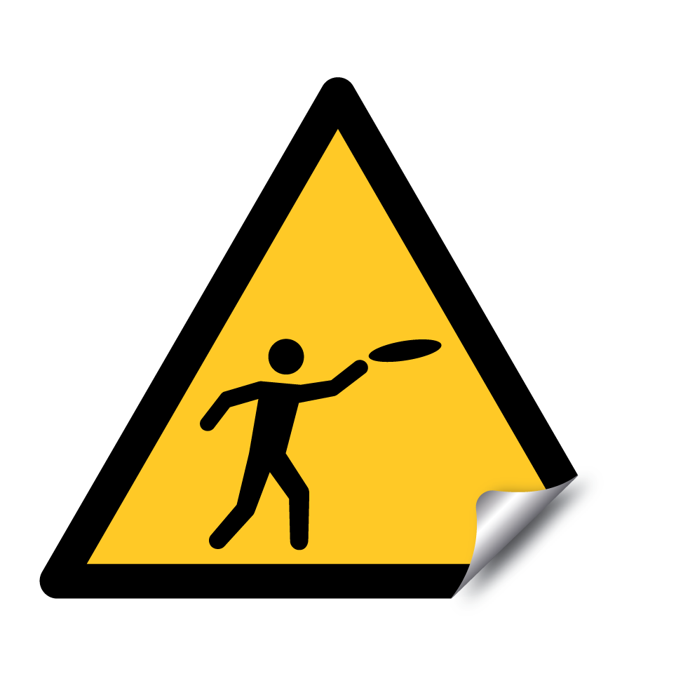 Attention aux objets volants (frisbee)