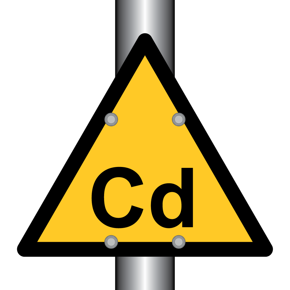 Avertissement danger de cadmium