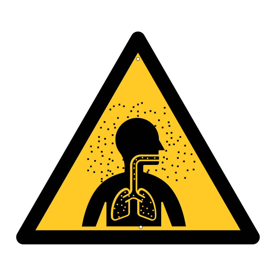 Avertissement danger d’inhalation