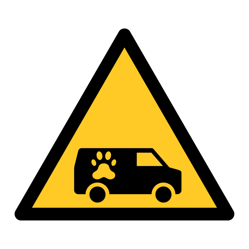 Transport d’animaux - avertissement